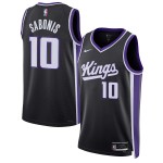 Sacramento Kings Trikot Domantas Sabonis Nike 2023-24 Icon Edition Schwarz Swingman - Herren